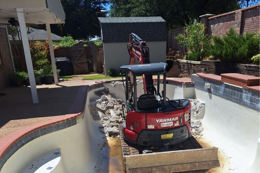 pool demolition by JRP Demolition