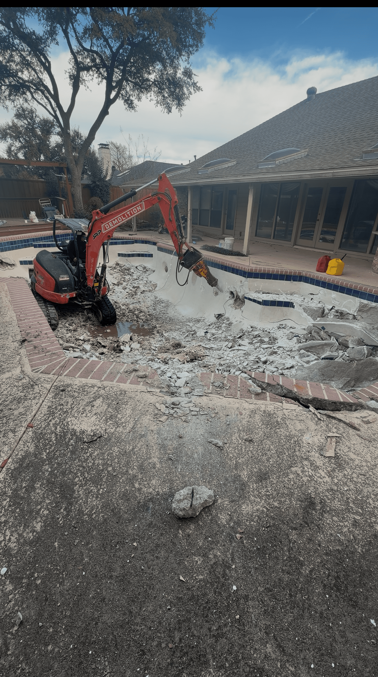 pool removal in the Dallas-Fort-Worth-Arlington area